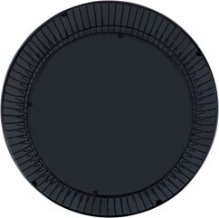 Contemporary Metal Nested Base Tinted Top Material 30" Round Coffee Table Only The Table, No Chairs.