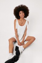 Thumbnail for your product : Nasty Gal Womens Tie Strap Scoop Neck Mini Dress - White - 10