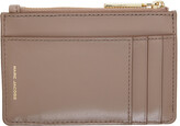 Thumbnail for your product : Marc Jacobs Taupe 'The Glam Shot' Top-Zip Card Holder