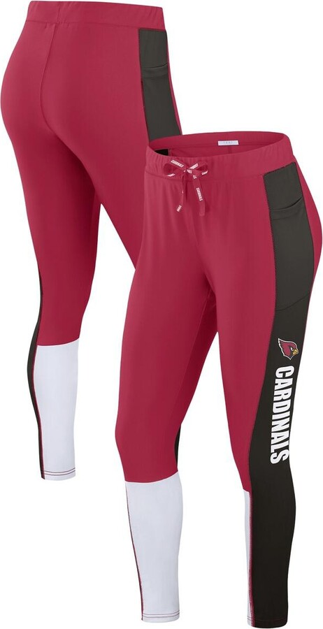 Wear by Erin Andrews Women's Cardinal/Black Arizona Cardinals Color Block Leggings - Cardinal, Black