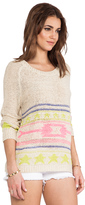 Thumbnail for your product : Surf Gypsy Printed Long Sleeve Top