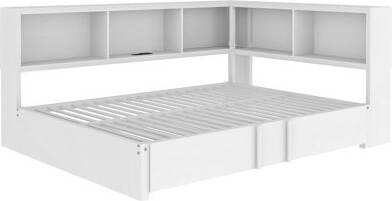 Ophelia & Co. Metal Full Size Daybed With Trundle Storage Cabinets And USB Ports