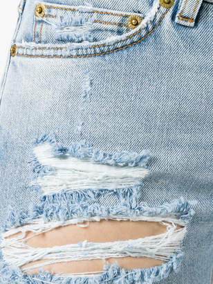 Dolce & Gabbana ripped cropped jeans