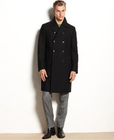 Thumbnail for your product : Kenneth Cole New York Egan Double-Breasted Wool-Blend Over Coat Slim-Fit