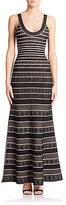 Thumbnail for your product : Herve Leger Patterned Bandage Gown