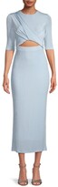 Thumbnail for your product : Significant Other Mila Gathered Cut-Out Midi-Dress