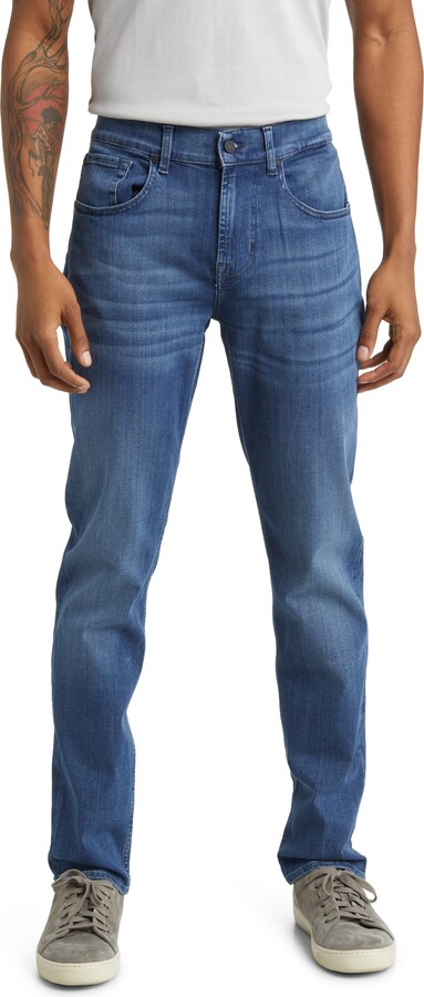 7 For All Mankind Slimmy Luxe Performance Plus Tapered Slim Fit Jeans