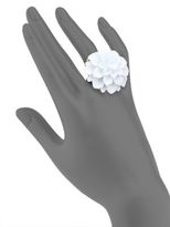 Thumbnail for your product : Kenneth Jay Lane Flower Ring