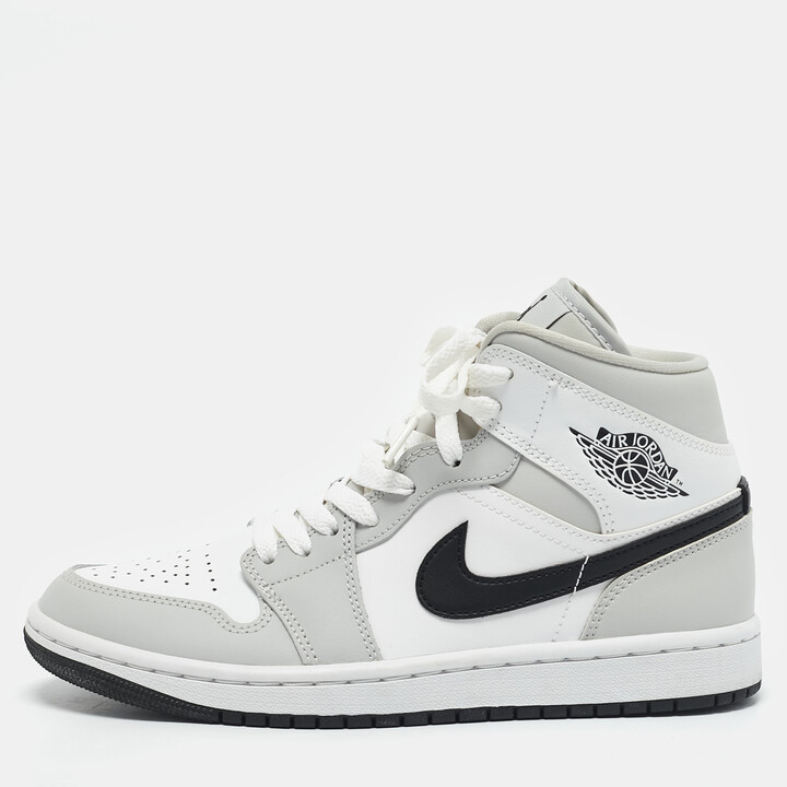 Air Jordans Multicolor Leather Air Jordan 1 Mid Top Sneakers Size 38