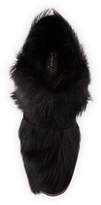 Thumbnail for your product : Gianvito Rossi Flat Fur Ankle Boot, Black