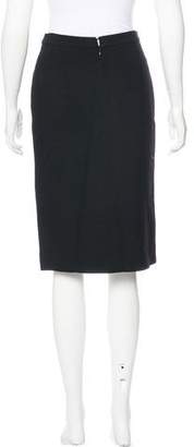 Christian Dior Wool Pencil Skirt