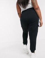 Thumbnail for your product : ASOS DESIGN Curve utility jogger in organic cotton