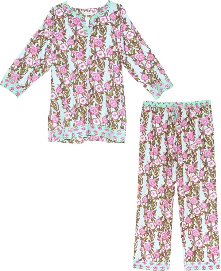 Floral Cotton Pajamas ShopStyle UK