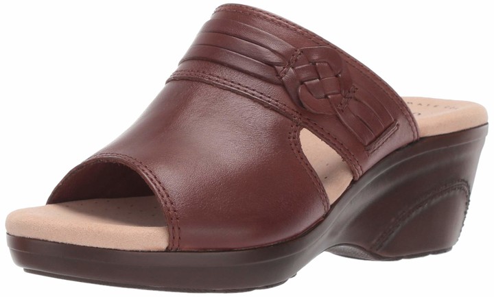 clarks women's kele willow slide sandal