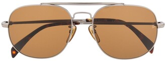 David Beckham Round-Frame Sunglasses