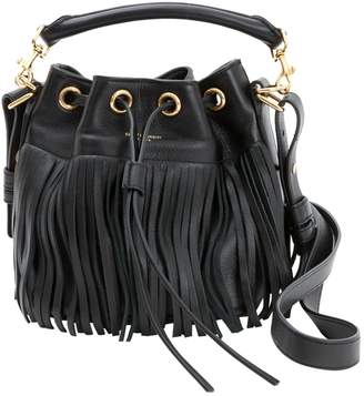 Saint Laurent Emmanuelle Black Leather Handbags