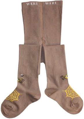 Weri Spezials Baby and childrens tights for boys with lion motif cotton in 3 great colours