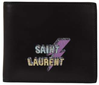 Saint Laurent Eclair Wallet Black