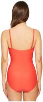 Thumbnail for your product : Kate Spade Pink Sands Beach #62 Peep Hole One-Piece Swimsuit w/ Removable Soft Cups Women's Swimsuits One Piece