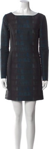 Cédric Charlier Wool Mini Dress