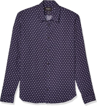 The Kooples Men's Men's Classic Button-Down Shirt Polka Dot Print