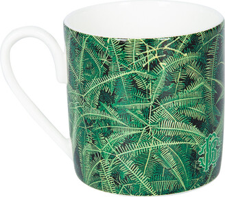 Cavalli Home - Paradise Foliage Coffee Cups & Saucer - Set of 2 - Green