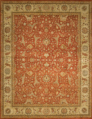 Dover Rug & Home Dover Rug Traditional Hand Knotted Area Rug