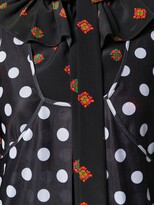Thumbnail for your product : J.W.Anderson Polka Dot And Floral Print Dress