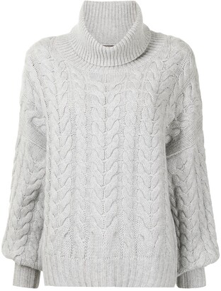 N.Peal Oversized Cable-Knit Jumper