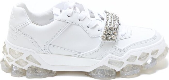 Sneakers diamond maxi nap di Jimmy Choo in Bianco Donna Scarpe da Sneaker da Sneaker basse 