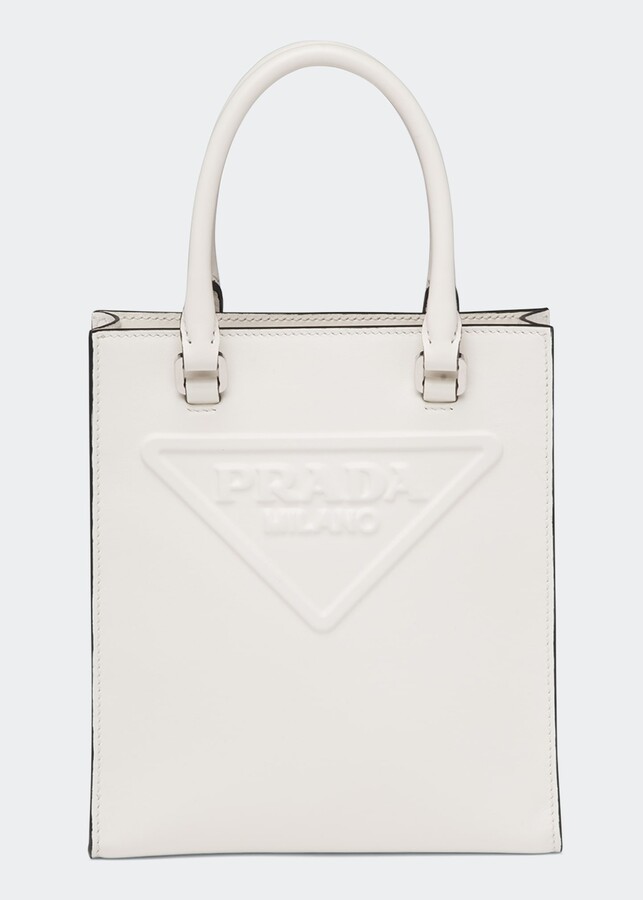 north south leather tote