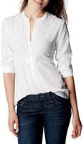 Thumbnail for your product : True Religion Pintuck Popover Womens Top