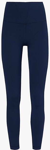 Lululemon Womens True Navy Align High-Rise 25' Stretch-Woven Leggings 14