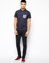 Thumbnail for your product : Firetrap Polo Shirt with Pattern Pocket