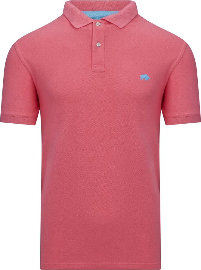 Raging Bull Classic Organic Polo Shirt Pink - ShopStyle