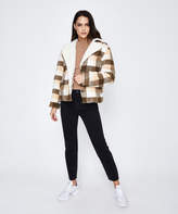 Thumbnail for your product : MinkPink Homestead Sherpa Jacket Brown