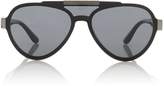 Thumbnail for your product : Prada Black 0PR 01US pilot sunglasses
