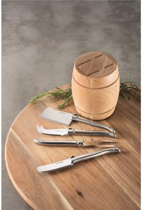 Marie Claire Domain Mini Cheese & Pate Knife Block Set of 4 Steel