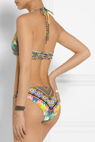 Thumbnail for your product : Mara Hoffman Basketweave-detailed printed bikini