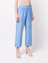 Thumbnail for your product : Alberto Biani High-Waisted Cropped Trousers