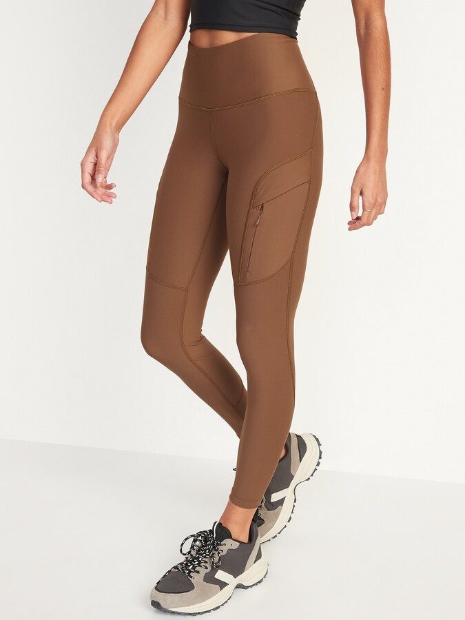 Old Navy High-Waisted PowerSoft 7/8 Cargo Leggings - ShopStyle