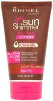 Thumbnail for your product : Rimmel Sunshimmer Lotion With Chia Oil, Light-Medium, 150ml