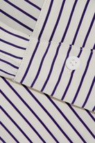 Thumbnail for your product : Band Of Outsiders Striped silk crepe de chine shirt