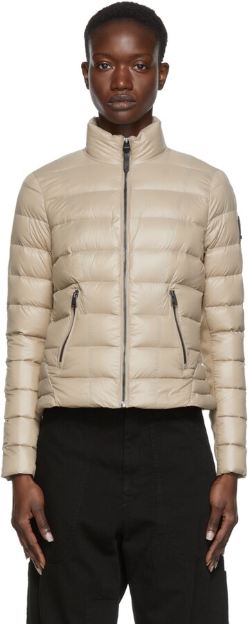 moncler peplum puffer jacket