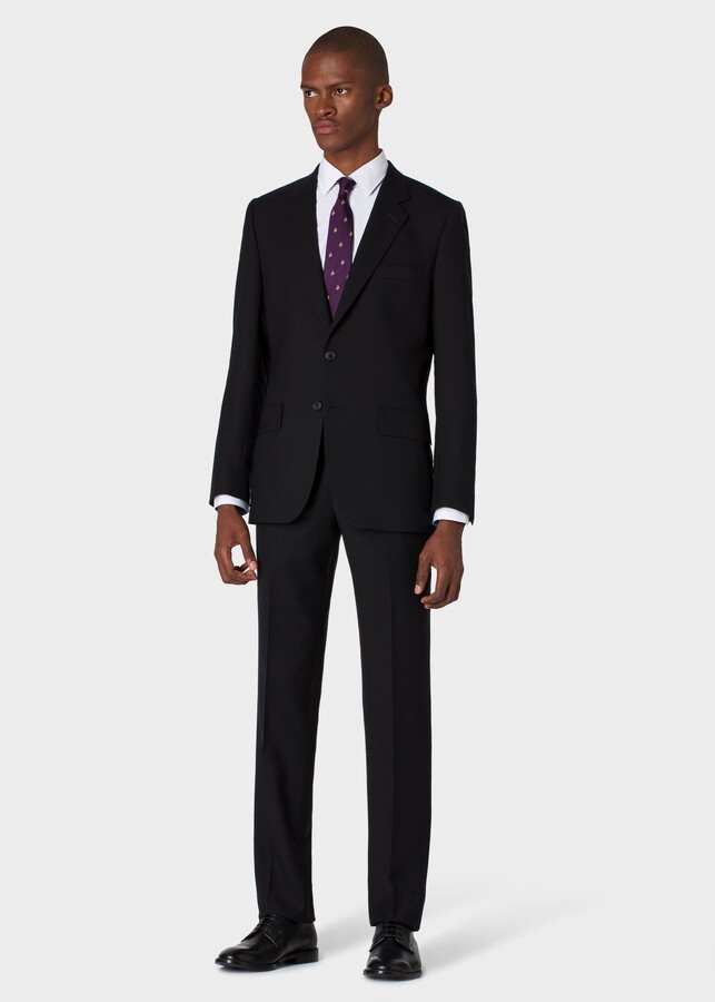 Paul Smith The Mayfair Men's ClassicFit Black Wool Suit ShopStyle