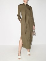 Thumbnail for your product : Roland Mouret Northcott silk shirtdress