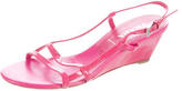 Thumbnail for your product : Prada Patent Leather Slingback Wedges