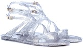 Thumbnail for your product : Jimmy Choo Lance Jelly glitter sandals