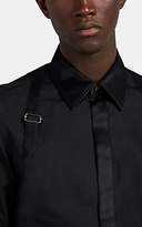 Thumbnail for your product : Alexander McQueen Men's Striped Poplin Harness Shirt - Black
