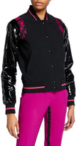 Thumbnail for your product : No.21 Sporty Contrast-Sleeve Bomber Jacket